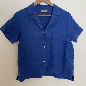 Everlane Linen Short Sleeved Button Up